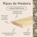 Ver imagem 3 de 20 Ripas para Artesanato Repac Madeiras Pinus 4x2x100cm