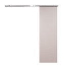 Ver imagem 1 de Porta de Correr Branco Prime com Kit Alumínio Cinza Claro - 210x70