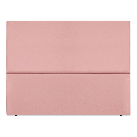 Cabeceira Cama Box Orgânica King 195cm Luna Suede C/frame Rosa