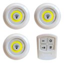 Ver imagem 1 de Kit 3 Lâmpada Luminária Led 5w Spot sem Fio Controle Remoto