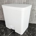 Ver imagem 2 de Lixeira Pedal Aro Interno 20 Litros Trium Branco ou