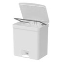 Ver imagem 4 de Lixeira Pedal Aro Interno 20 Litros Trium Branco ou