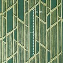 Ver imagem 4 de Papel de Parede Geométrico Verde Vinilico Lavável+ Cola para Aplicação