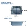 Fritadeira Industrial Profissional 1 Cuba 5l C/ Tampa - 6