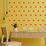 Adesivo Parede Infantil Quarto Sala Coração 5x6cm Vermelha - 4