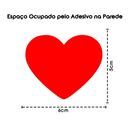 Ver imagem 7 de Adesivo Parede Infantil Quarto Sala Coração 5x6cm Vermelha