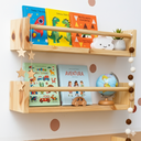 Ver imagem 1 de Prateleira Decorativa de Madeira Porta Livros Dulce Slim