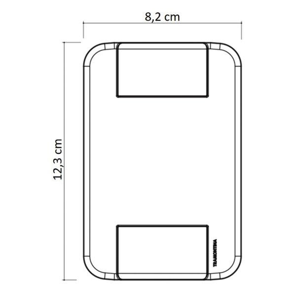 CONJUNTO 4X2 2 INTERRUPTORES PARALELOS 10A/250V BRANCO - 2