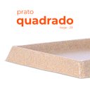 Ver imagem 2 de Prato para Vaso Quadrado Bege 29 Afort