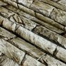 Papel de Parede Pedra 3d Bege Escuro Vinilico Lavável+ Cola para Aplicação - 3