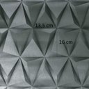 Ver imagem 4 de Papel de Parede 3d Geométrico Cinza + Cola para Aplicação Lcpe156360104s