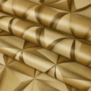 Ver imagem 3 de Papel de Parede 3d Geométrico Dourado + Cola | 156-360103s