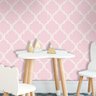 Papel de Parede Infantil Rosa Geométrico + Cola | 181126bb - 2