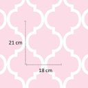 Ver imagem 4 de Papel de Parede Infantil Rosa Geométrico + Cola Inclusa