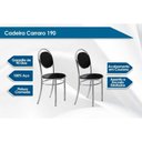 Ver imagem 4 de Conjunto: Mesa de Cozinha 1556 Aço 136cm + 6 Cadeiras 190 Prata/Freijo - Prata/Corano Cacau -