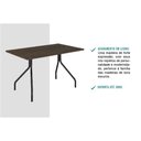 Ver mais imagens de Conjunto: Mesa de Cozinha 1556 Aço 136cm + 6 Cadeiras 190 Prata/Freijo - Prata/Corano Cacau -
