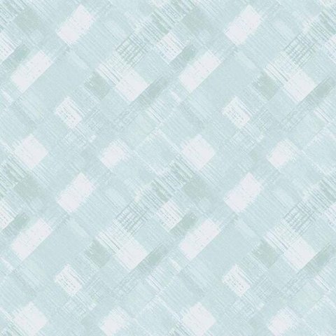 Papel de Parede Xadrez Azul Acinzentado+ Cola para Aplicação