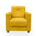 Ver imagem 4 de Kit Poltrona Cadeira para Sala Confortável Reforçada Veneza Suede