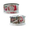 Fita de Natal Decoração Estampada 6,3cm - 9 Metros - 3