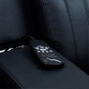 Ver imagem 5 de Poltrona Reclinável Cinema 2 Lugares Baú Usb Pu Moscou Sint Preto Z57 - Mpozenato