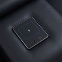 Ver imagem 3 de Poltrona Reclinável Cinema 2 Lugares Baú Usb Pu Moscou Sint Preto Z57 - Mpozenato