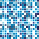 Ver imagem 2 de Papel de Parede Adesivo Pastilha Azul - 2,5m