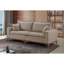 Ver imagem 2 de Sofá 3 Lugares Living Linho M-47 Martins Bege
