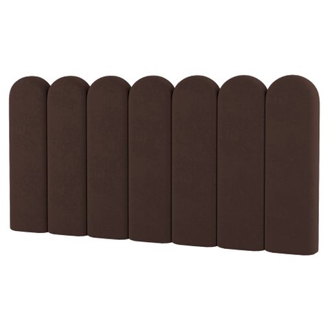 Painel Cabeceira Cama Box Solteiro Lana 100cm Sintético Marrom - Desk Design