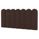 Ver imagem 1 de Painel Cabeceira Cama Box Solteiro Lana 100cm Sintético Marrom - Desk Design