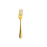 Conjunto 6 Garfos Mesa Elite Dourado Talheres Gourmet Mix em Aço Inox - 2