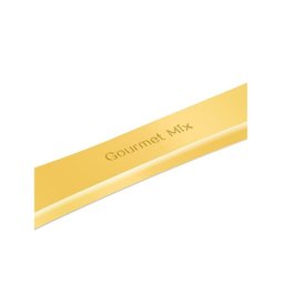 Conjunto 6 Garfos Mesa Elite Dourado Talheres Gourmet Mix em Aço Inox - 3