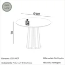 Ver imagem 4 de Conjunto de Jantar Mesa 4 Cadeiras Mdf