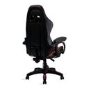 Ver imagem 4 de Cadeira Gamer Vermelho e Preto Healer Level Reclinável Giratória com Apoio de Pés