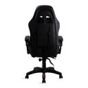 Ver imagem 5 de Cadeira Gamer Vermelho e Preto Healer Level Reclinável Giratória com Apoio de Pés