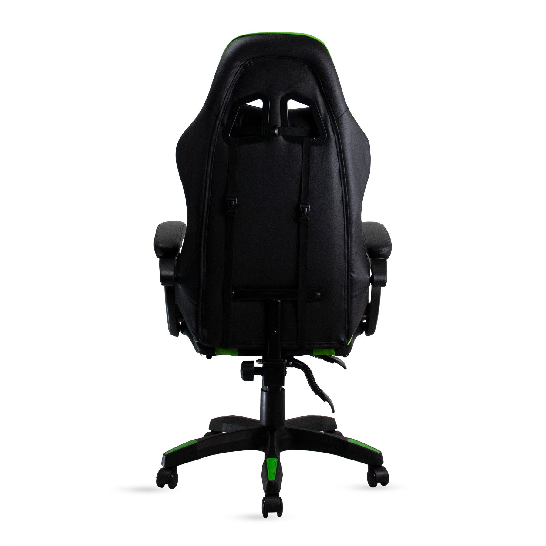 Cadeira Gamer Verde e Preto Healer Level Reclinável Giratória com Apoio de Pés - 5