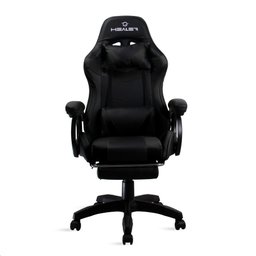 Cadeira Gamer Preto Healer Level Reclinável Giratória com Apoio de Pés - 2