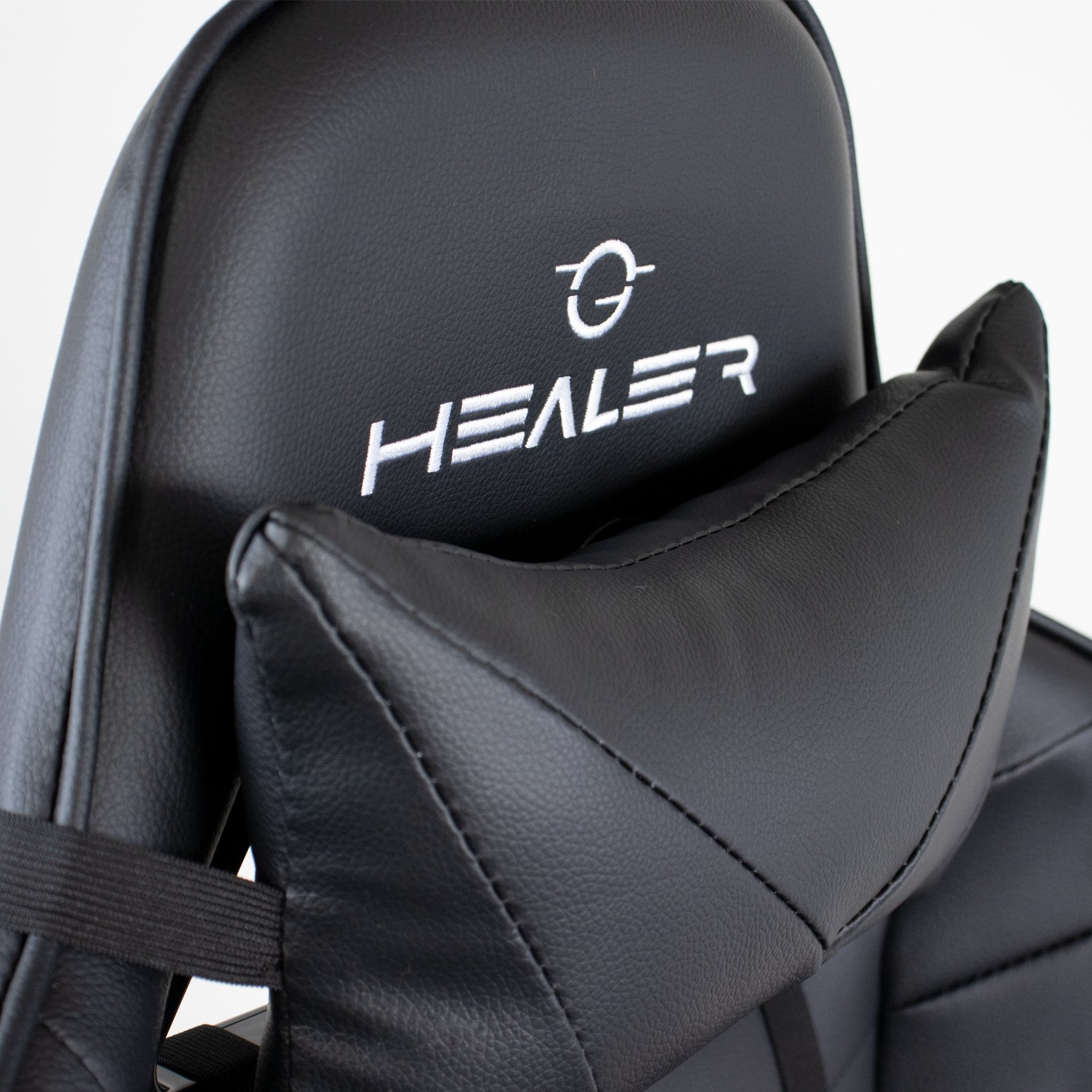 Cadeira Gamer Preto Healer Level Reclinável Giratória com Apoio de Pés - 7