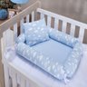 Ninho Redutor Berço com Almofada 100% alg. Nuvem Azul - 1