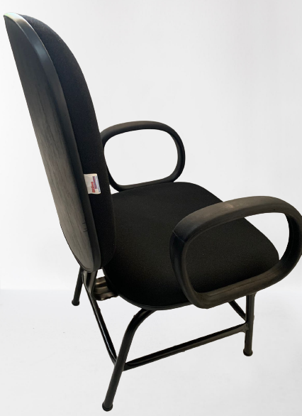 Cadeira Para Obeso Reforçada Até 170 Kg J Serrano Preto - 2