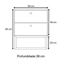 Ver imagem 5 de Mesa de Cabeceira Industrial Mdf com Pés Metalon Dourado Plancasa:verde Jade