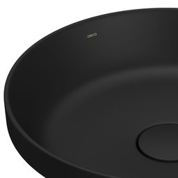 Cuba De Sobrepor Deca Slim 40X40 L.22040.94 Redonda Ébano Fosco - 2