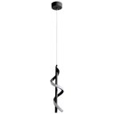 Ver imagem 1 de Pendente Espiral Preto 40cm Led 12w 3200k Bivolt Paris Luz