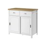 Aparador Buffet Ditália 2 Gavetas 2 Portas Branco Ba-145 - 1