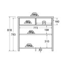 Ver imagem 6 de Aparador Buffet Ditália 2 Gavetas 2 Portas Branco Ba-145