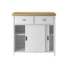 Aparador Buffet Ditália 2 Gavetas 2 Portas Branco Ba-145 - 7