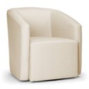 Ver imagem 2 de Poltrona Decorativa Base Giratória Stella Max Sintético D03 - D’Rossi