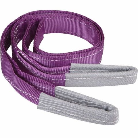 Cinta para Elevação de Carga 1 ton x 2 mts Fator Segurança 7:1 - 30mm Roxa
