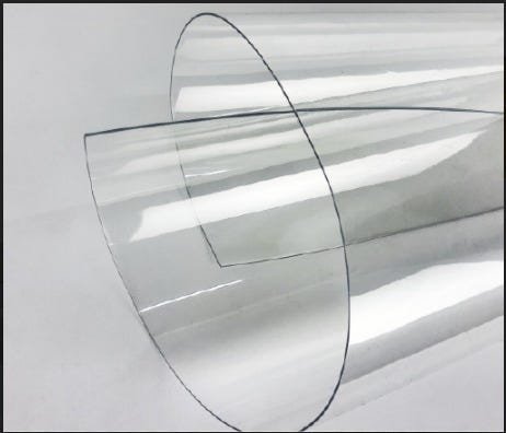 Toalha de Mesa Cristal Transparente Grosso Plástico 1,40M - 3