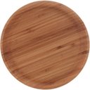 Ver imagem 6 de Kit 2 Pratos Bambu 20cm Redondos Servir Petiscos Doces Bandeja Decorativa Round Lyor