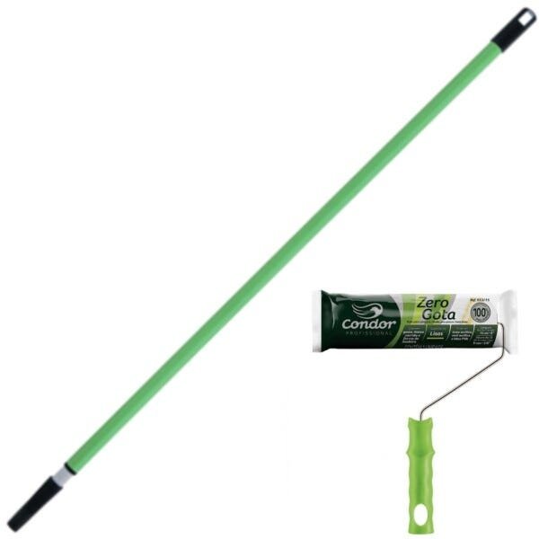 Extensor Telescópico Pintura Ajustável 2m ( Rolo Zero gota 23cm 952 ...